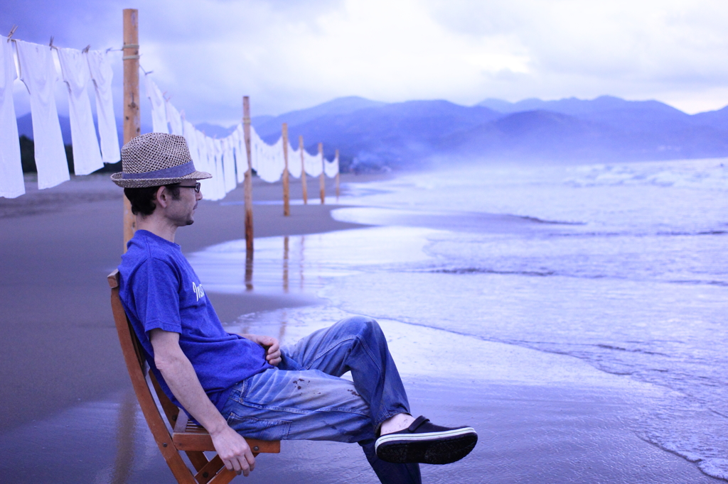 朝の海岸