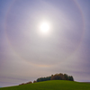 日輪と丘
