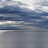 オホーツク海と空