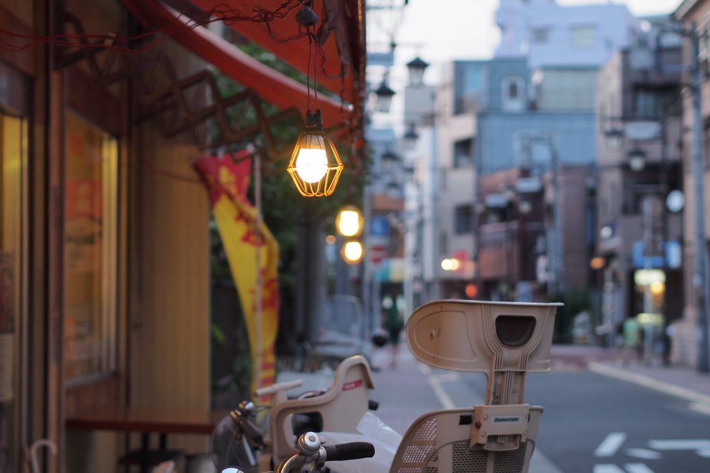 夕方の商店街