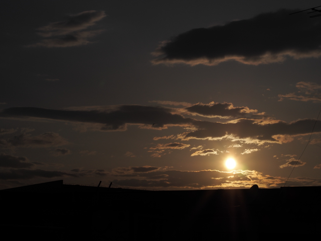 久々の夕焼け