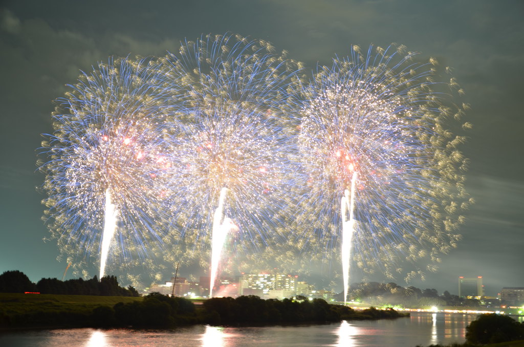 筑後川花火大会1