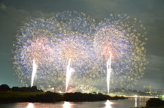 筑後川花火大会1