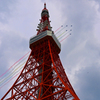 ブルーインパルスと東京タワー