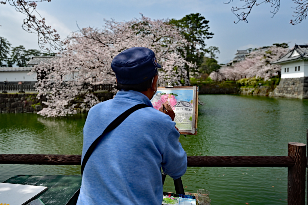 満開　今を描こう