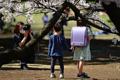 弟はチョッピリ寂しそう