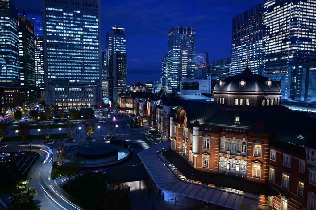 東京駅夜景