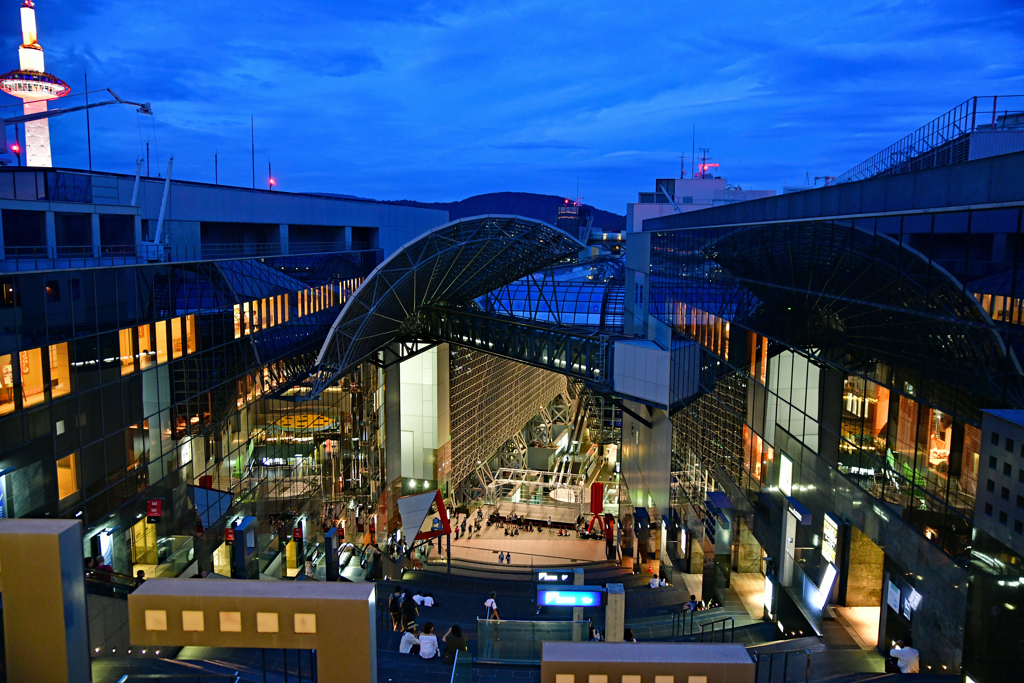 京都駅の夜景