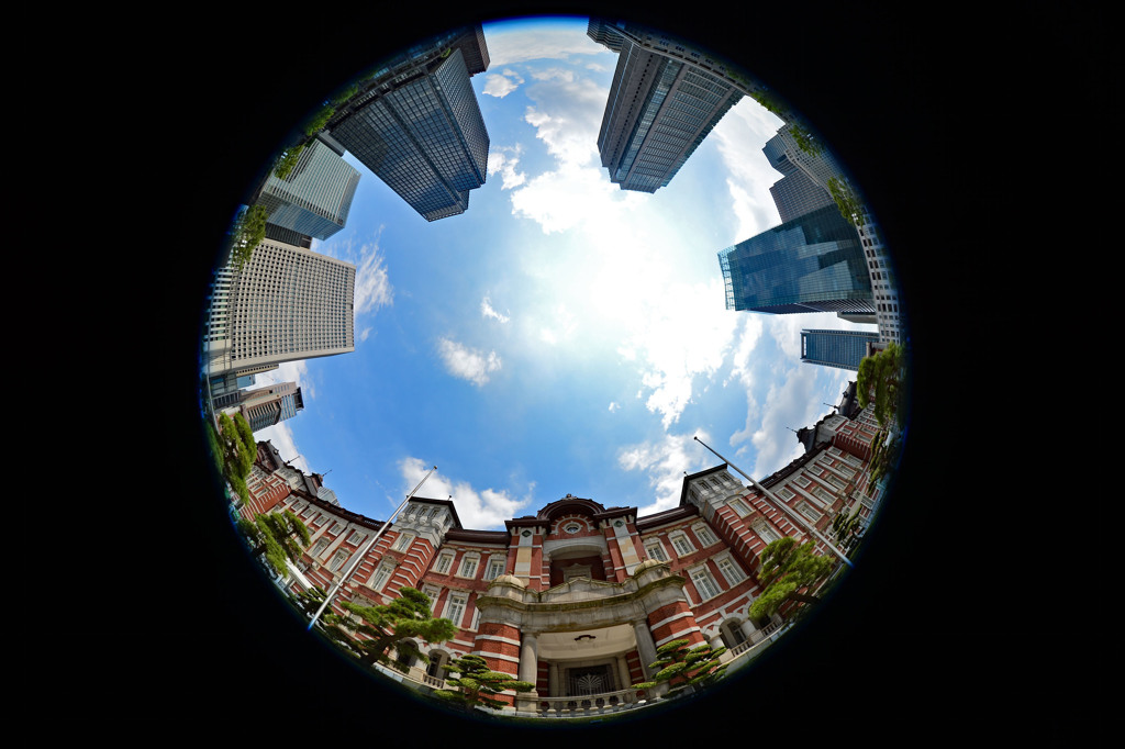 東京駅と仲良し