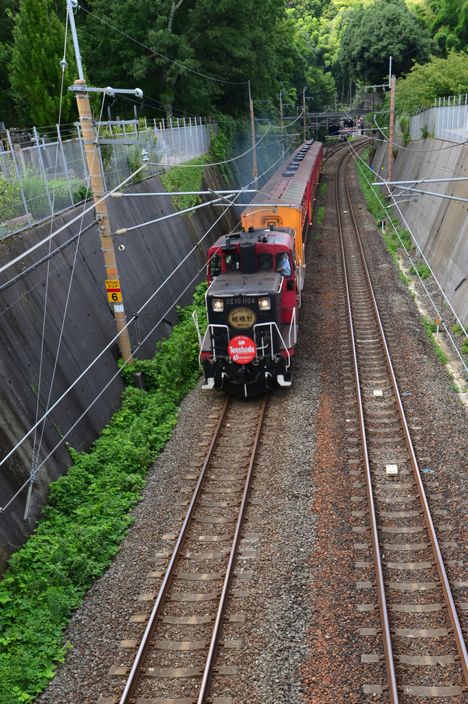 嵐山トロッコ列車