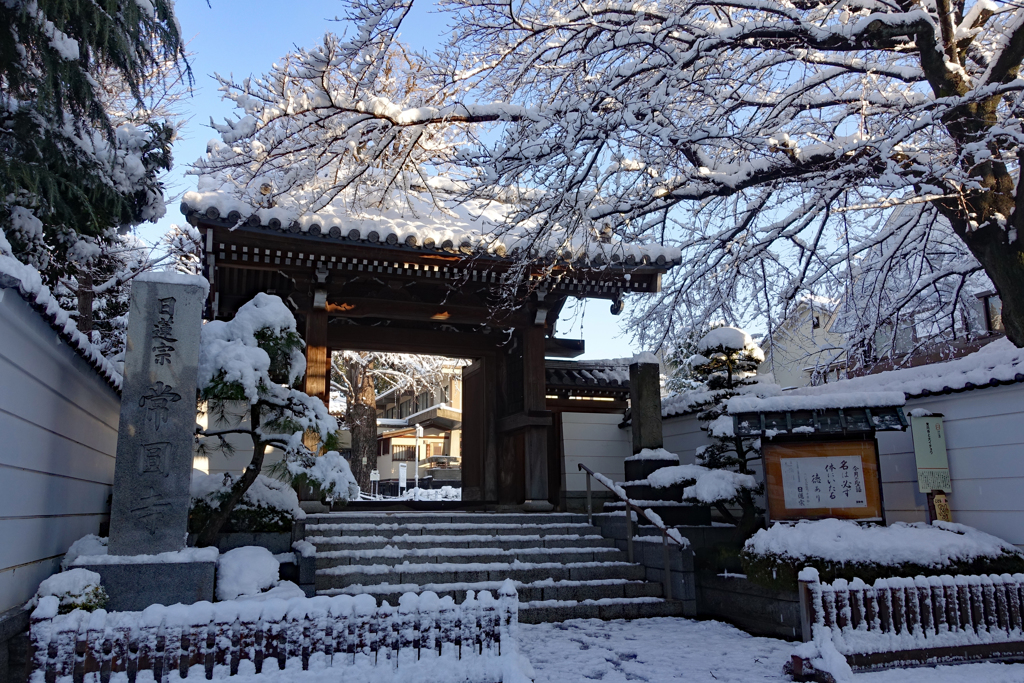 雪の常圓寺