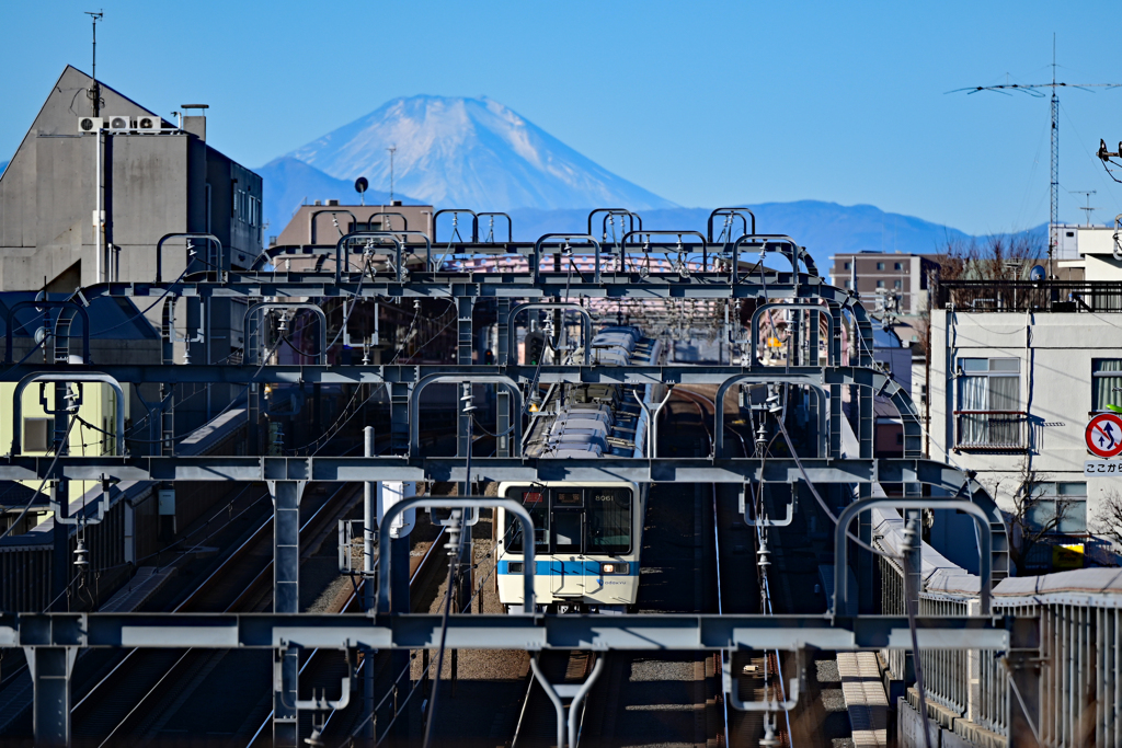 富士山と京王線