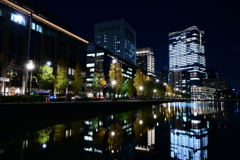 水辺の夜景