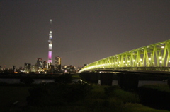 スカイツリーと橋