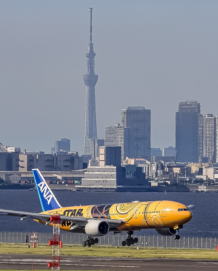C-3PO、羽田に着陸