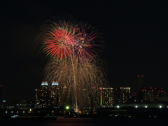 お台場の花火