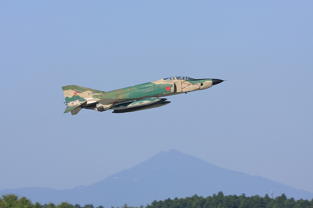 RF-4と筑波山