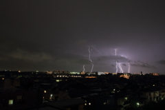 今夜のカミナリ