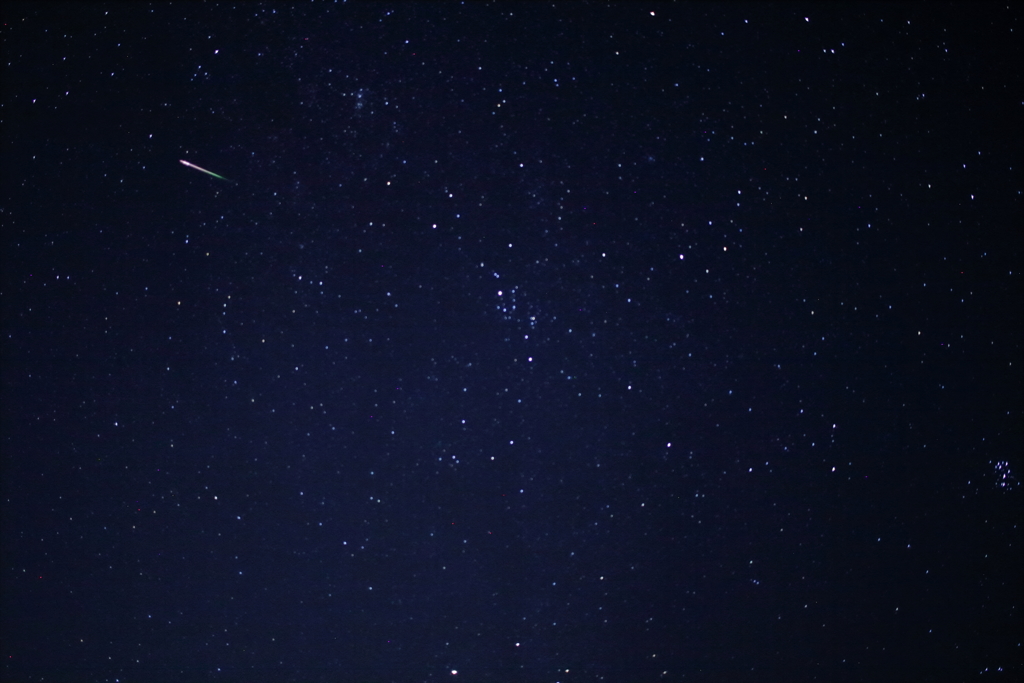 ペルセウス座流星群のはずが・・・