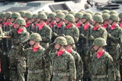 平成28年度自衛隊記念日観閲式（総合予行）