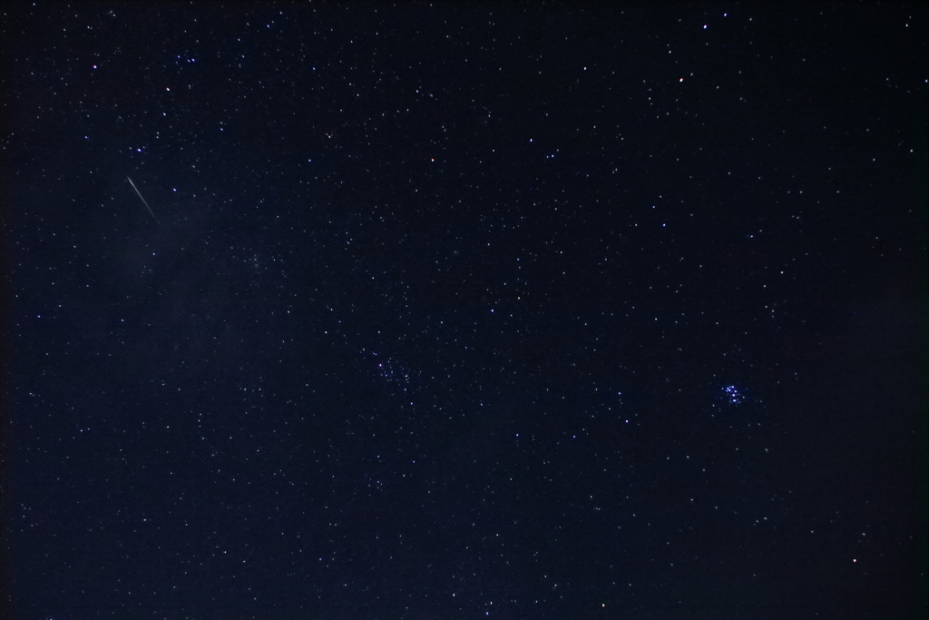 ペルセウス座流星群のはずが・・・