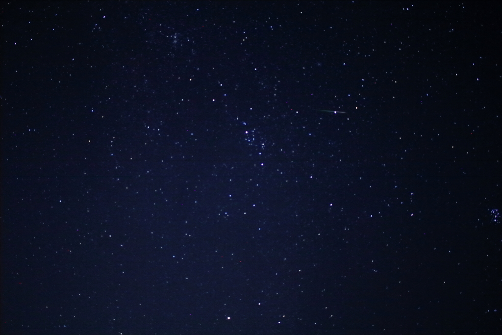 ペルセウス座流星群のはずが・・・
