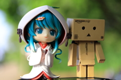 雪ミクとダンボー