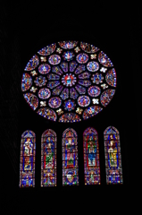 シャルトル大聖堂のステンドグラス