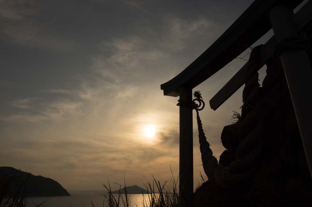 芥屋の大門付近