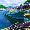 遊漁船 嫁泣漁港（山口県萩市）