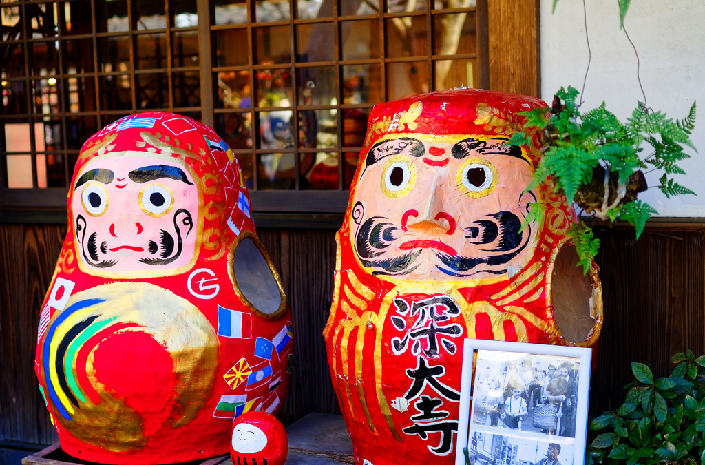 達磨さん　深大寺にて