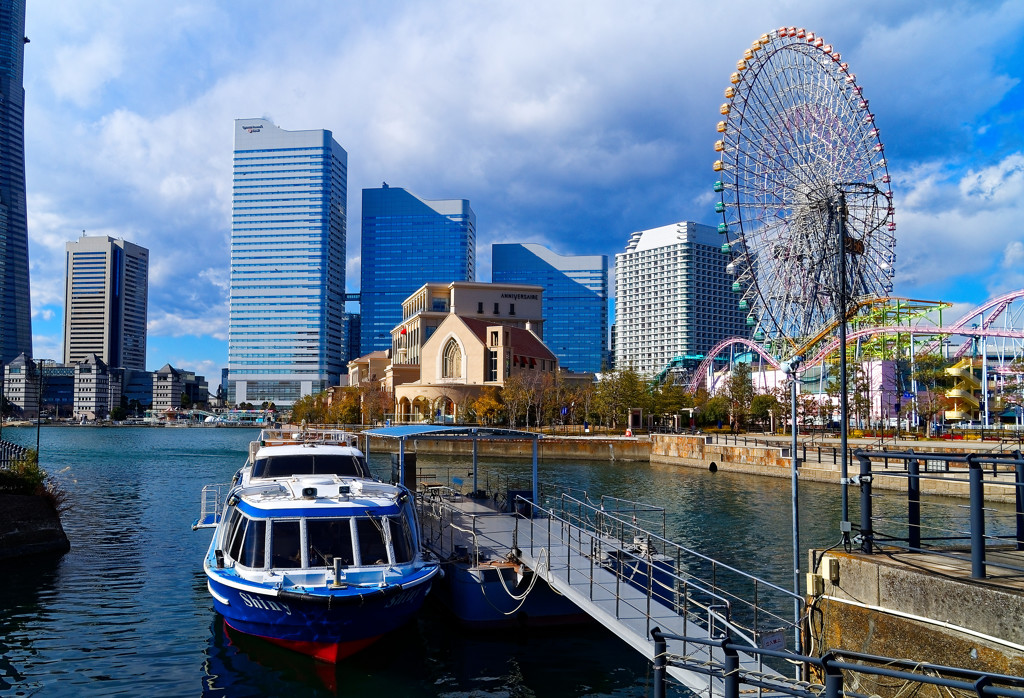 みなとみらいの光景　横浜にて