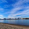 紺碧の空とお台場海浜公園