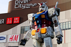 ガンダムとダイバーシティ③　お台場にて