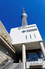 墨田　スカイツリー真下から