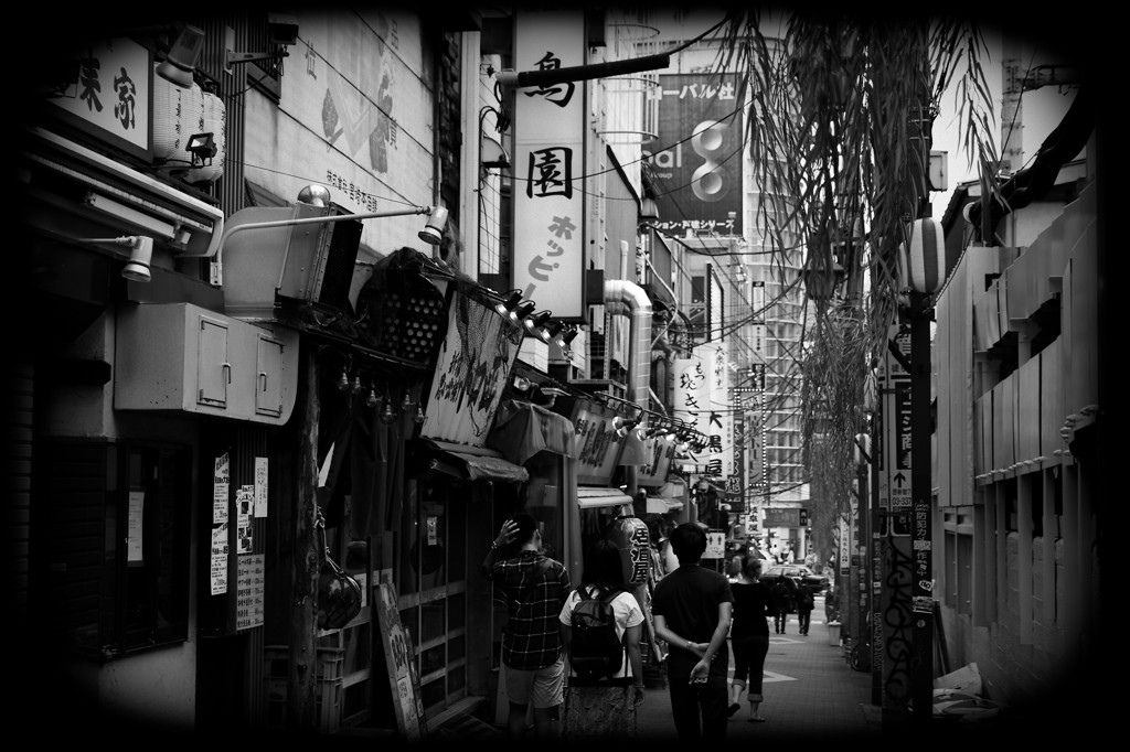新宿探訪　昭和の香り　思い出横丁にて