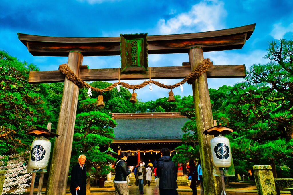松陰神社 鳥居②　(山口県 萩市)