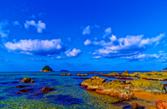 最も美しい海岸 阿武町付近③　(山口県 北長門海岸)