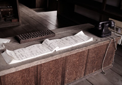 ノスタルジックな世界　小間物屋の店内