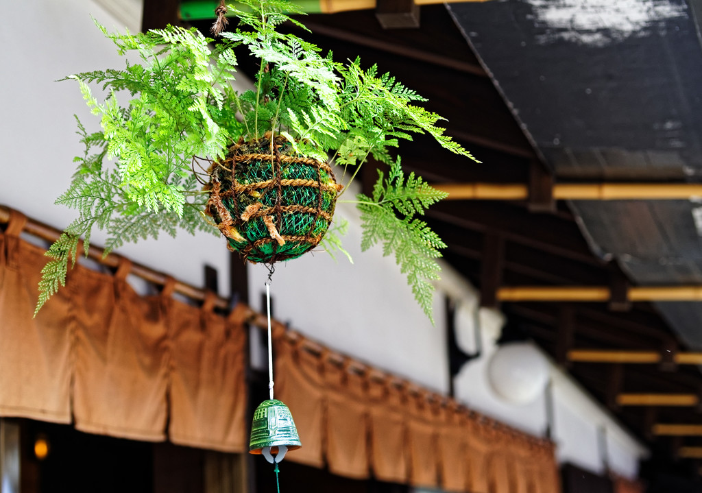 釣りしのぶ風鈴のある風景①　小江戸川越　菓子屋横丁にて