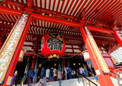 浅草ぶらり　浅草寺本堂