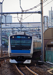 京浜東北線　与野駅から北浦和駅に到着する直前です（２）