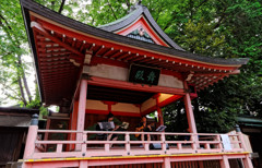 縁むすび風鈴の舞殿で演奏会　小江戸川越　氷川神社にて