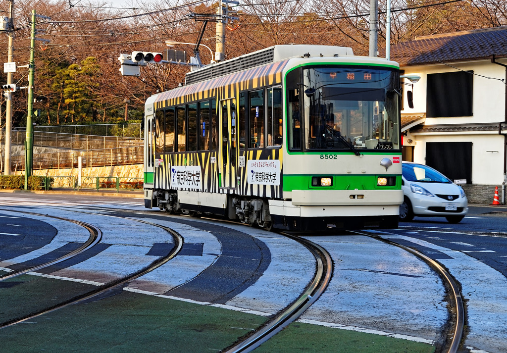 都電荒川線沿線　飛鳥山駅にて（２）お別れ