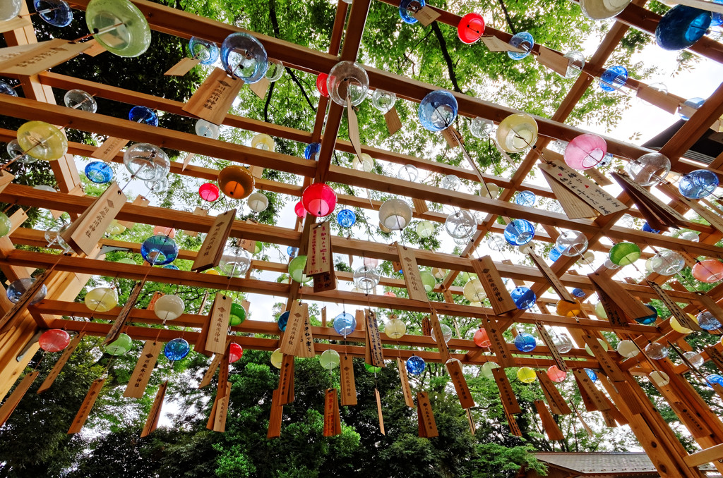 縁むすび風鈴②　小江戸川越　氷川神社にて