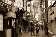 新宿探訪　昭和の香り④　思い出横丁にて