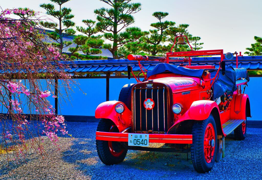 明治時代の消防車 萩市 萩博物館 By Tune Id 写真共有サイト Photohito