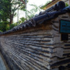 観音寺の築地塀　谷中にて