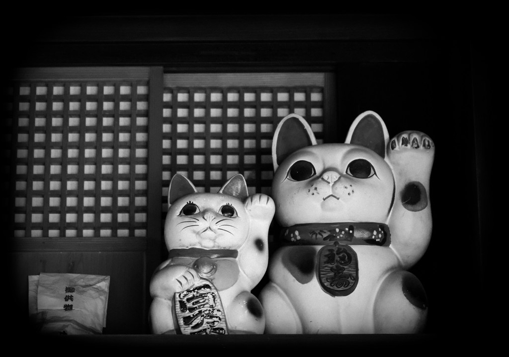 鍵屋の招き猫　（江戸東京たてもの園 東ゾーン）