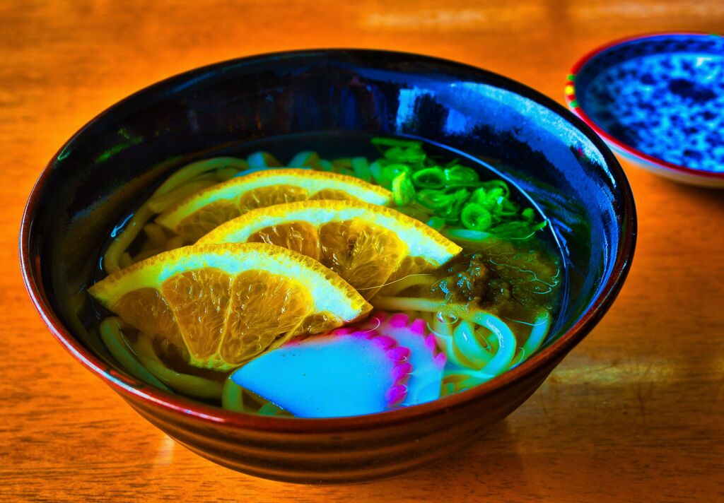 夏みかんうどん 山口県萩市 萩城周辺 By Tune Id 写真共有サイト Photohito